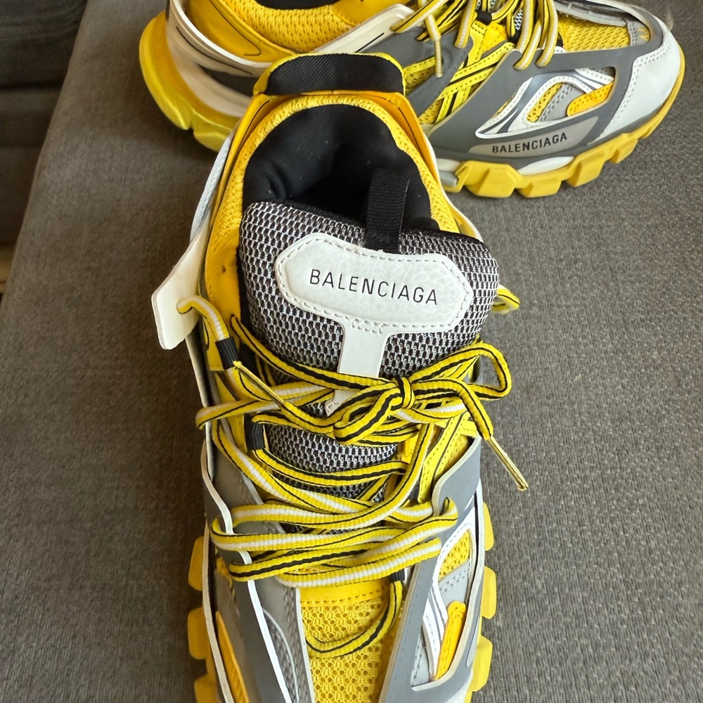 Balenciaga Vibrant Yellow and Black Sneakers